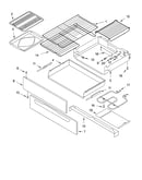 Drawer & broiler parts, miscellaneous parts