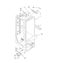 KitchenAid KSRA22KKBL02 refrigerator liner parts diagram
