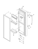 Refrigerator door parts
