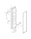 Freezer door parts
