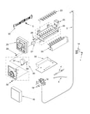 Icemaker parts, parts not illustrated