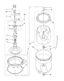 Agitator, basket and tub parts