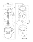 Agitator, basket and tub parts