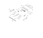 Whirlpool RBD305PDB14 top venting parts, optional parts diagram