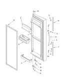 Refrigerator door parts