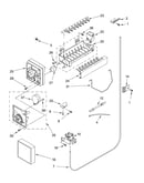 Icemaker parts, parts not illustrated