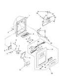 Dispenser front parts