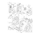 Whirlpool 7MLGR5620MQ0 bulkhead parts diagram