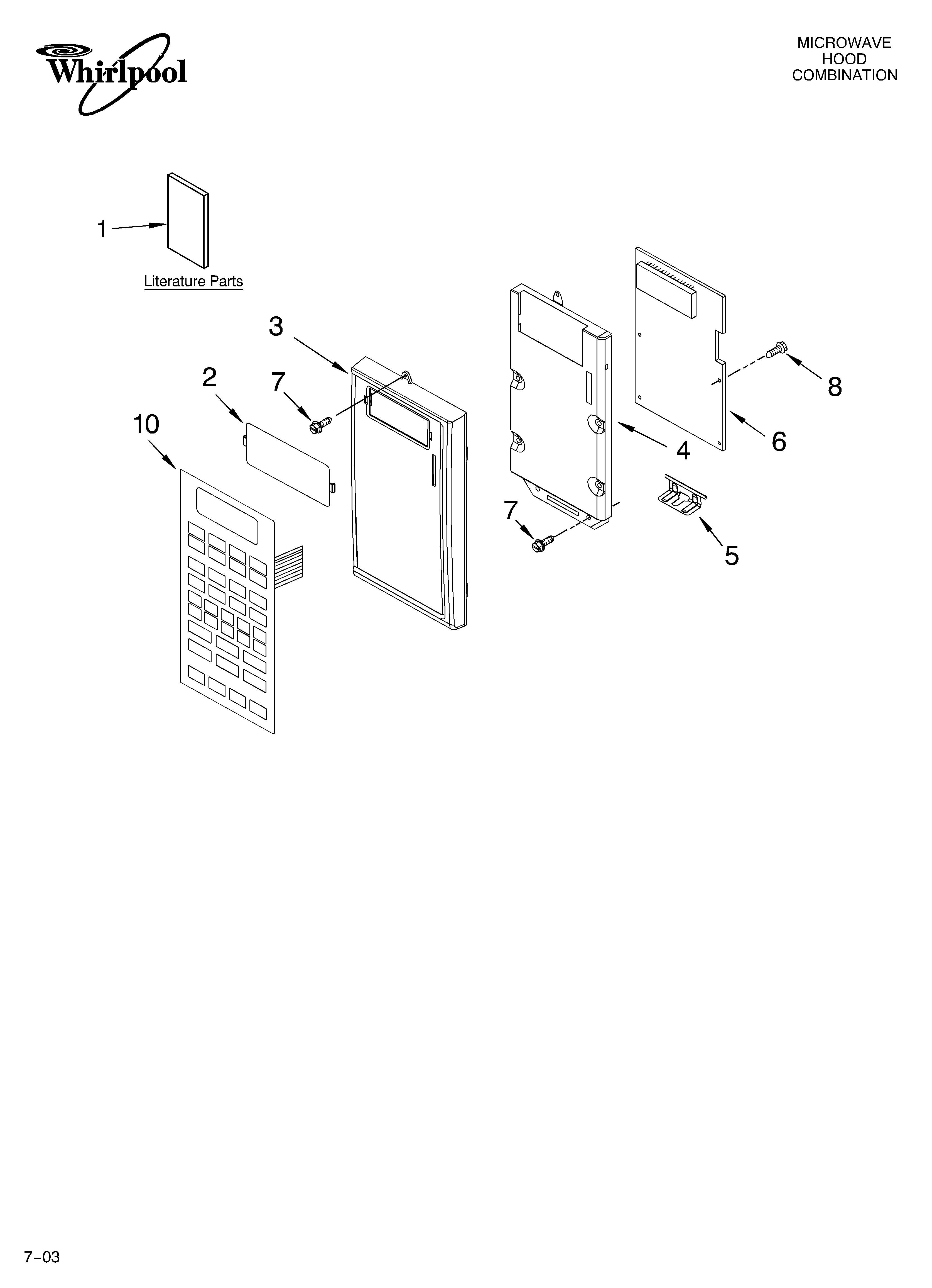 CONTROL PANEL PARTS