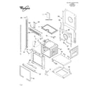 Whirlpool GMC305PDQ07 oven parts diagram
