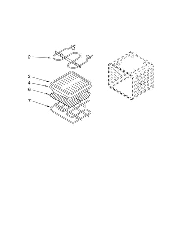 Internal oven parts