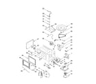 Whirlpool GMC305PDQ07 cabinet and stirrer parts diagram