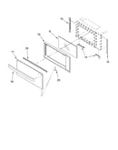 Microwave door parts