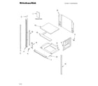 KitchenAid KBMC140HBL02 oven parts diagram