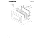 KitchenAid KCMS145JBL1 door parts diagram