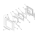 Oven door parts