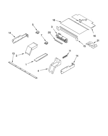 Top venting parts, optional parts
