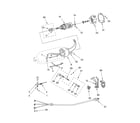 KitchenAid KSM150 motor and control parts diagram