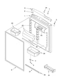 Refrigerator door parts