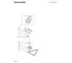 KitchenAid KUCC151LSS0 motor and drive parts diagram