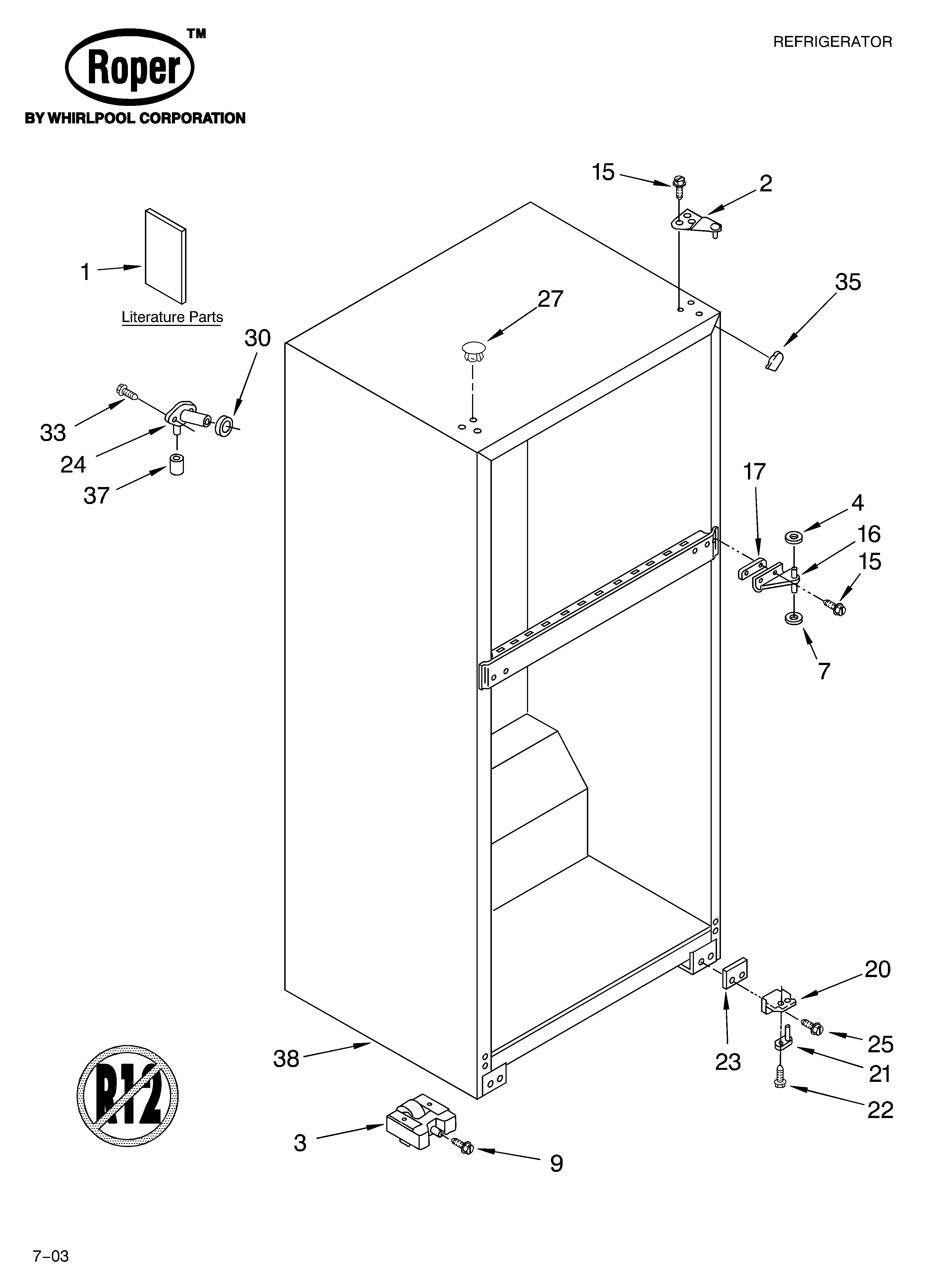 Cabinet parts
