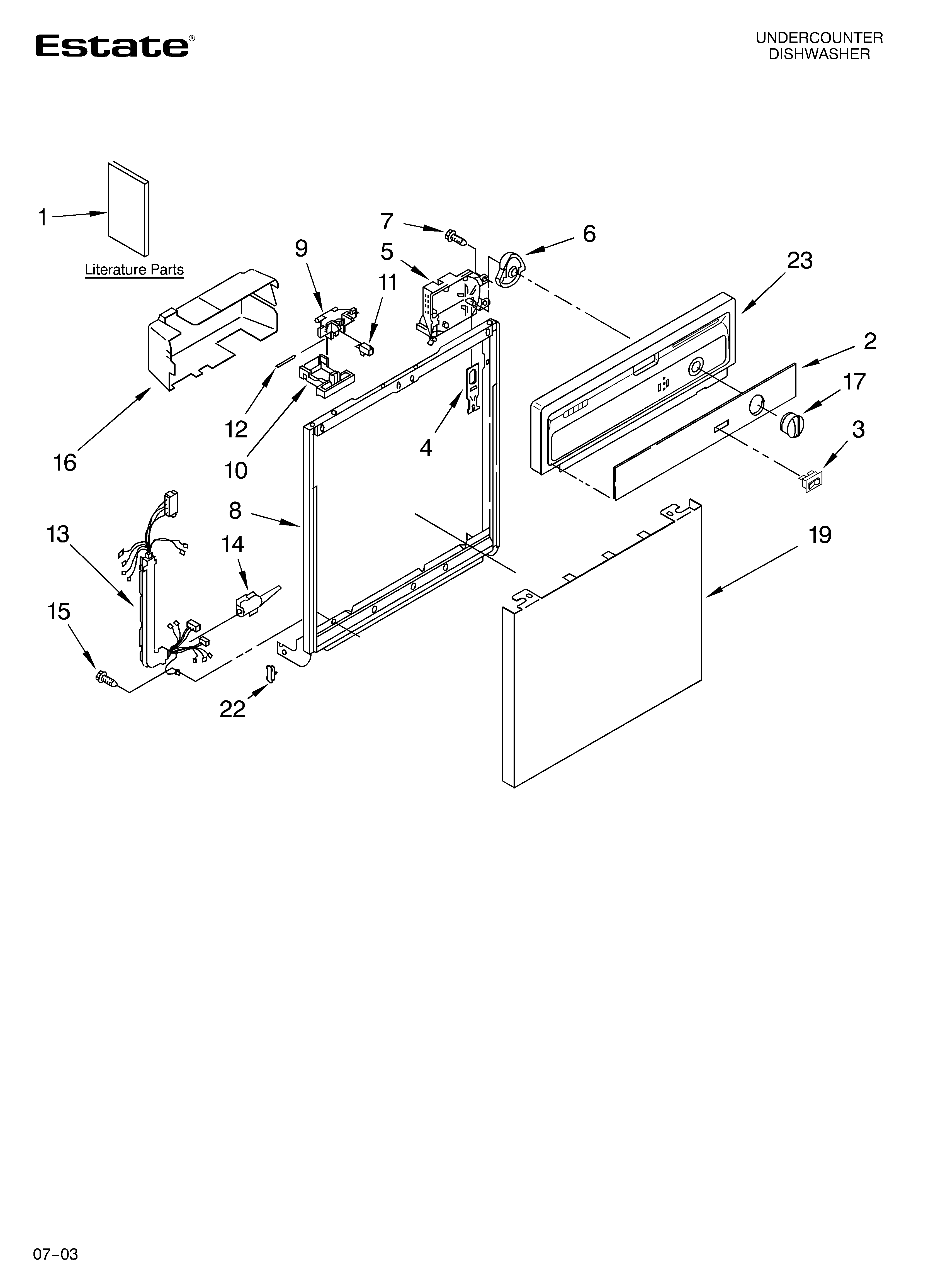 Frame and console parts