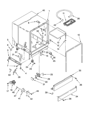 Tub assembly parts
