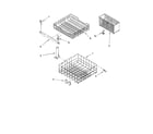 Estate TUD4700MQ0 dishrack parts diagram