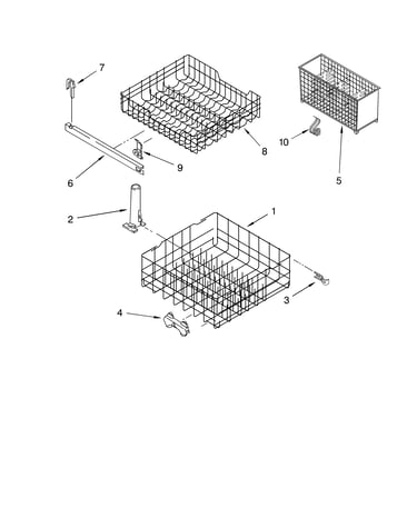 Dishrack parts