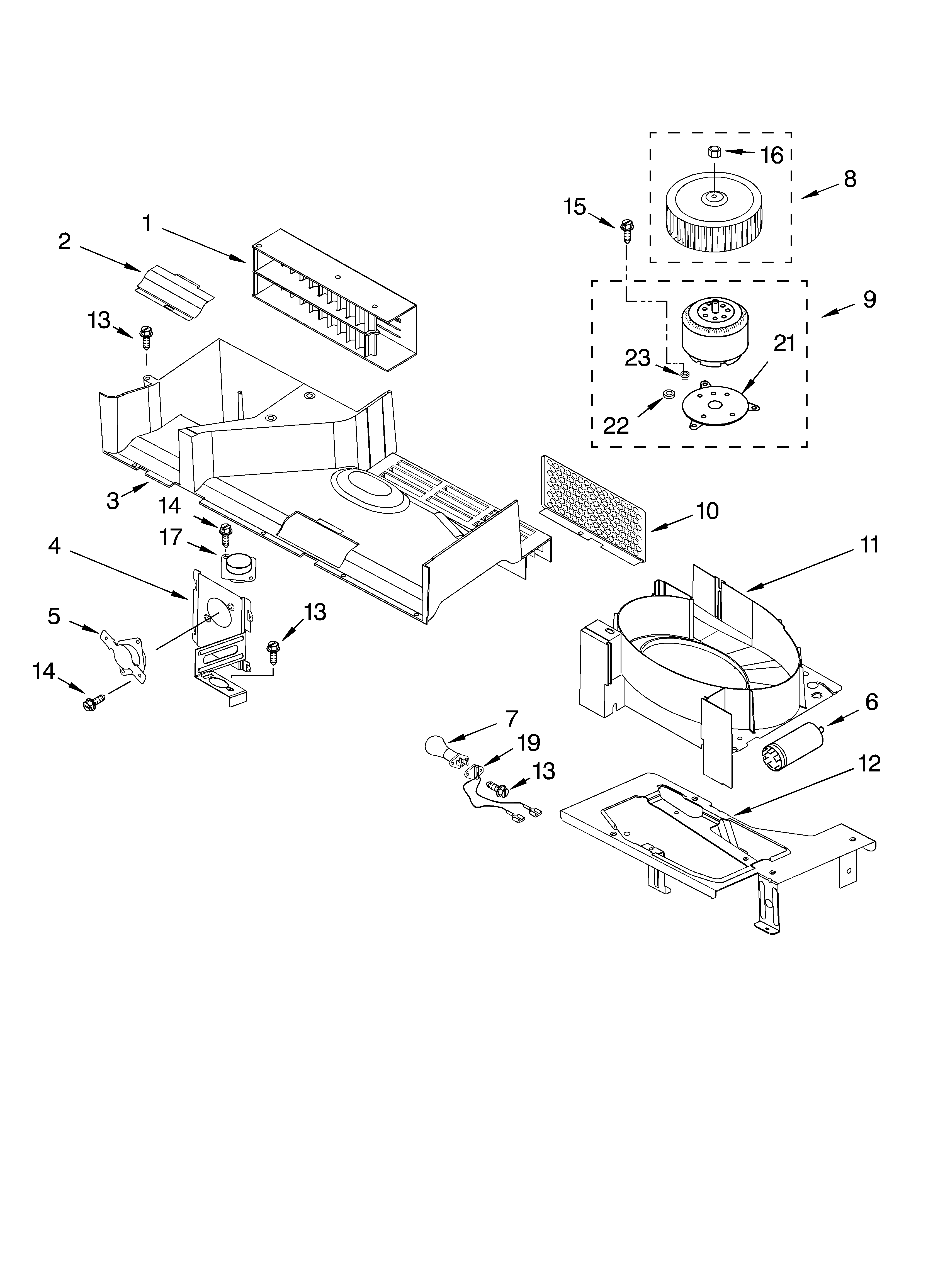 Air flow parts