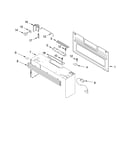 Cabinet and installation parts