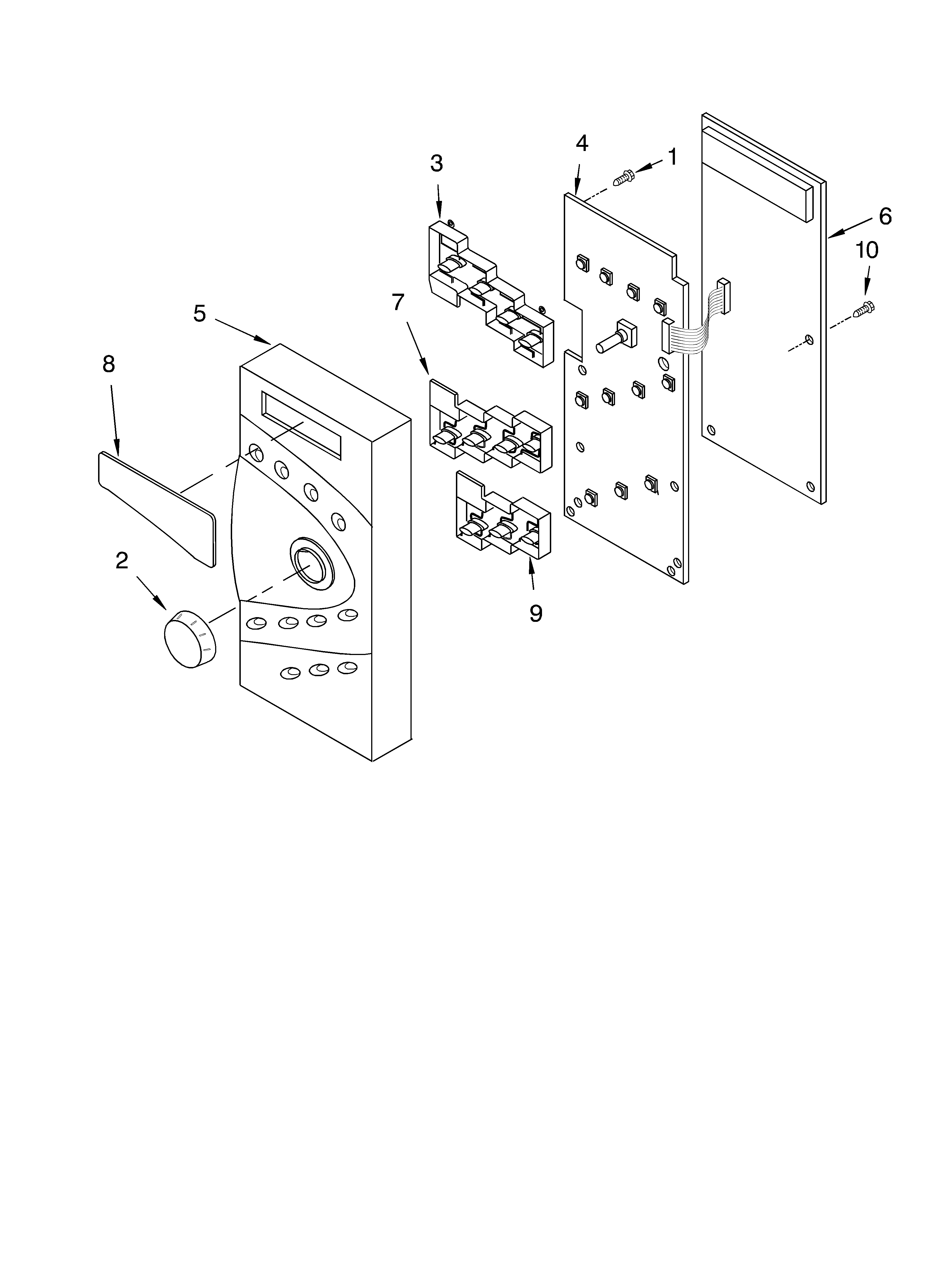 Control panel parts