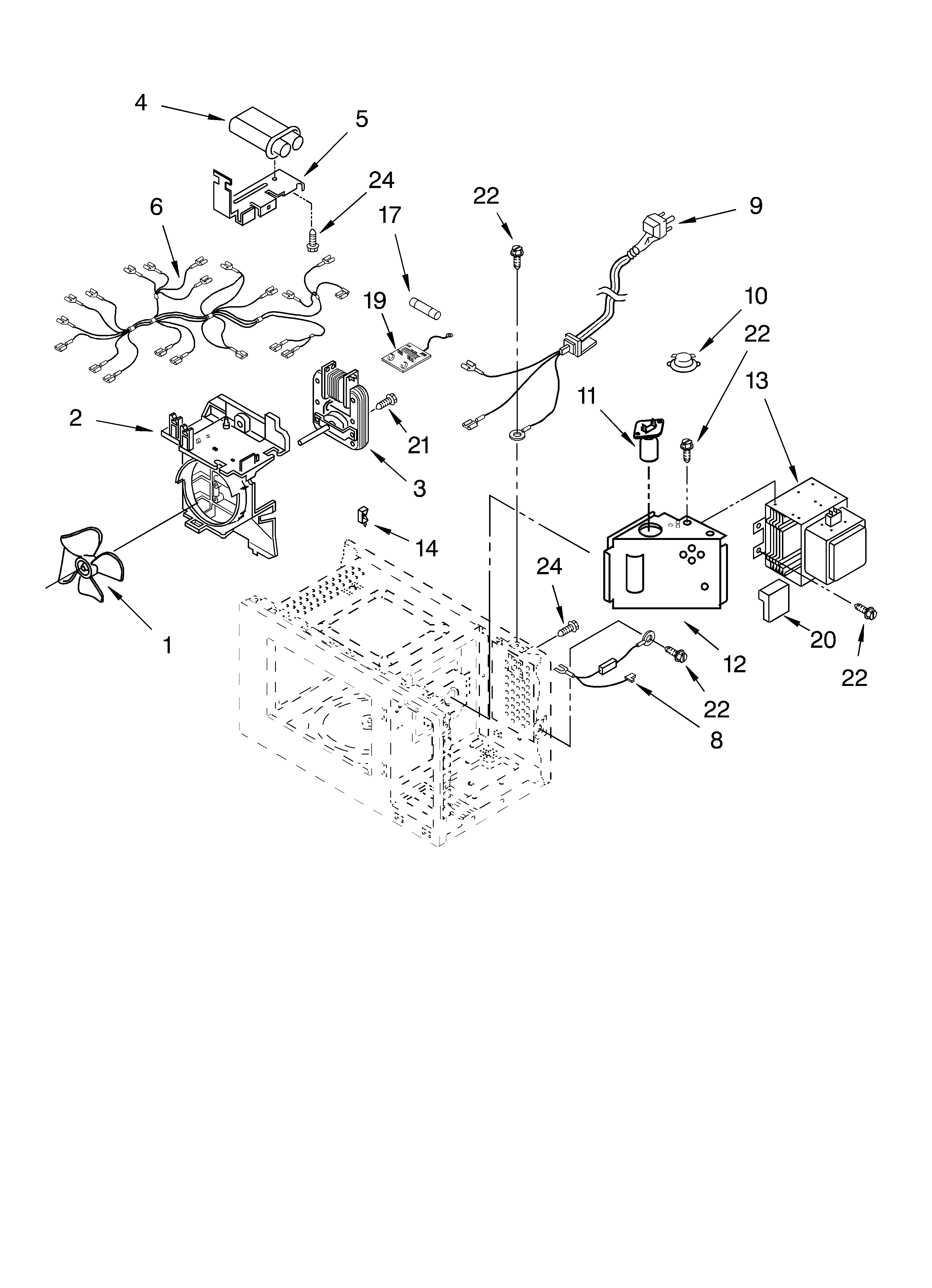 Oven interior parts