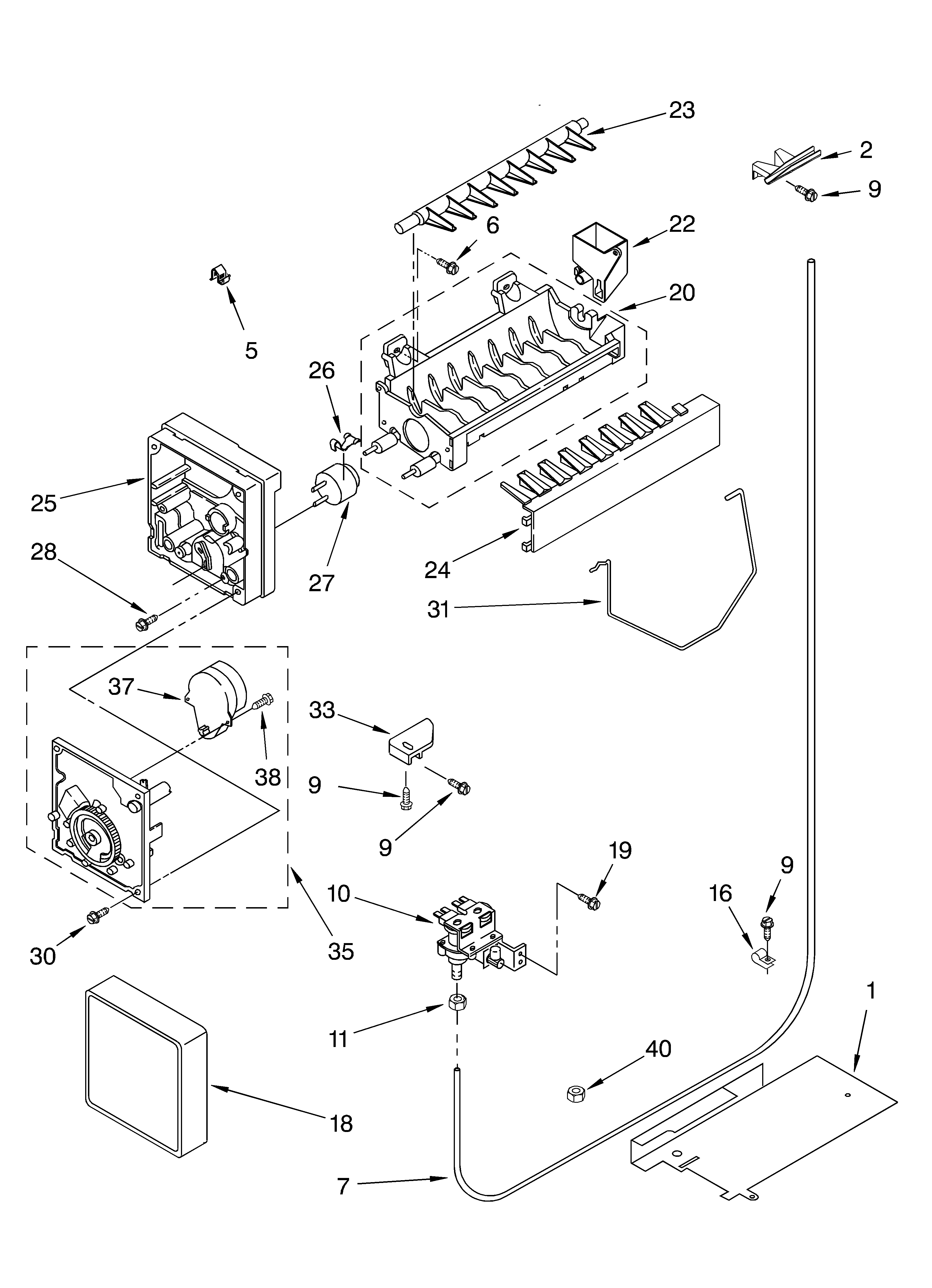 Icemaker parts