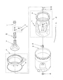 Agitator, basket and tub parts
