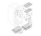 Whirlpool EV170NYLS01 liner parts diagram