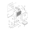 Whirlpool EV170NYLB01 unit parts, parts not illustrated diagram