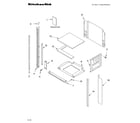 KitchenAid KBMC140HBL03 oven parts diagram
