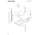 KitchenAid KBMC147HBL2 oven parts diagram