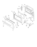Microwave door parts, optional parts