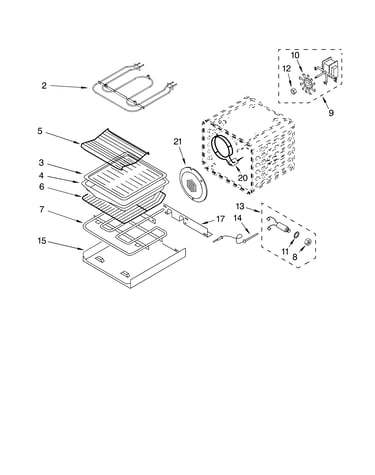 Internal oven parts