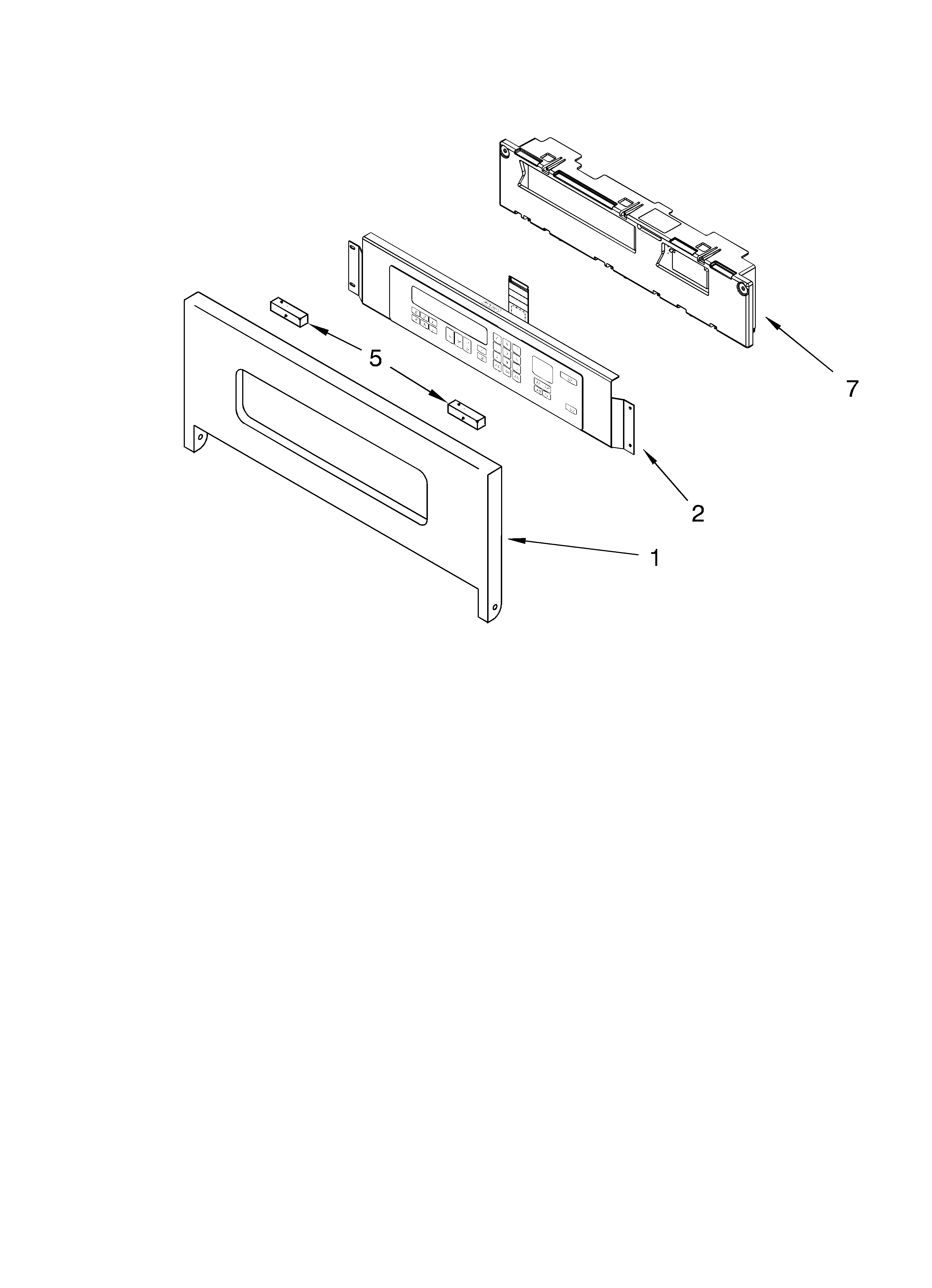 Control panel parts