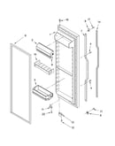 Refrigerator door parts