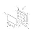 Freezer door parts