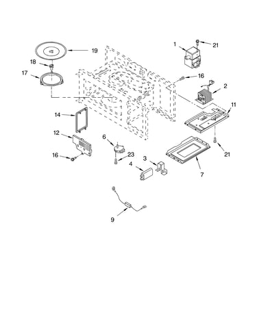 Magnetron and air flow parts