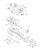Motor and ice container parts