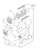 Icemaker parts - parts not illustrated