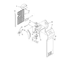 Whirlpool 4YED5FHQKT01 air flow parts diagram