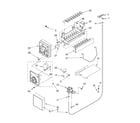 Whirlpool 4YED5FHQKT01 icemaker parts - parts not illustrated diagram