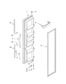 Freezer door parts
